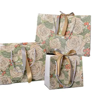 Lüks hediye paperbag kişiselleştirilmiş alışveriş çantaları