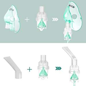 ชุดหน้ากาก nebulizer สำหรับใช้ในโรงพยาบาลแบบใช้แล้วทิ้งเกรดทางการแพทย์2ห้อง - Product Image 5