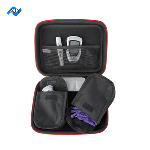 कस्टम एवा हार्ड केस मधुमेह यात्रा आयोजक बैग ग्लूकोज मीटर लैननेट पेन के लिए सुरक्षात्मक कवर की आपूर्ति - Product Image 3