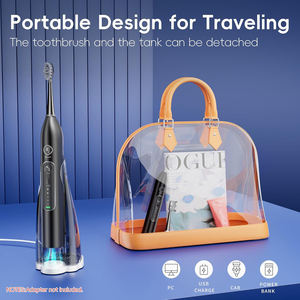 <span class=keywords><strong>Cepillo</strong></span> de <span class=keywords><strong>dientes</strong></span> eléctrico inalámbrico portátil 2 en 1 Combo de hilo dental de <span class=keywords><strong>agua</strong></span> 3 modos de cepillado y 5 niveles de presión IPX7 a prueba de <span class=keywords><strong>agua</strong></span> - Product Image 3