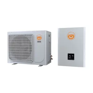 R32 pemanas air sistem pemanas terpisah mini pompa pemanas air pompa panas domestik pompa air 12 kw