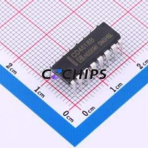 Tout nouveau et original CD4518BE DIP-16 compteur/diviseur de puce IC à circuit intégré - Product Image 1