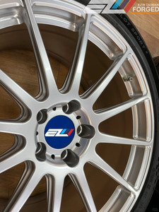 Cerchi Forgiati EZW Personalizzabili <span class=keywords><strong>FS</strong></span> Cromati Spazzolati Argento 5X112/114.3/120 18 19 20 21 22 23 24 per A4 A6 A8 Q3 Q5 Q7 X1 X3 X5 - Product Image 2