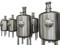 Cuves de Fermentation en Acier Inoxydable 304 de Haute Qualité avec Récipient Sous Pression pour la Production et le Stockage de Bière Artisanale