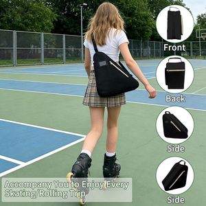 <span class=keywords><strong>Bolsa</strong></span> de Lona Personalizable <span class=keywords><strong>para</strong></span> <span class=keywords><strong>Patines</strong></span>, con Correa de Hombro Ajustable, Gran Capacidad, Transpirable, <span class=keywords><strong>para</strong></span> Patinaje sobre Hielo e en Línea, Unisex, <span class=keywords><strong>para</strong></span> Adultos - Product Image 5
