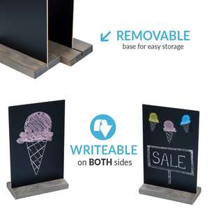 Chaude Mini Décoration Table double face simple mignon affichage bureau En Bois <span class=keywords><strong>Craie</strong></span> <span class=keywords><strong>tableau</strong></span> <span class=keywords><strong>Peinture</strong></span> - Product Image 3