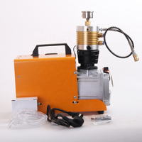 Kompresor udara Paintball PCP, Motor listrik tekanan tinggi 110V/220V 4500Psi 300 Bar, kompresor udara 300 V