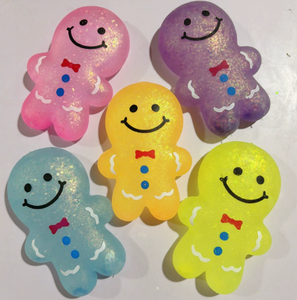Christmas products Colorful Plastic <b>Gingerbread</b> <b>Man</b> Toys For Kids 2-4 Years Unisex Classic Toy Set - Product Image 1
