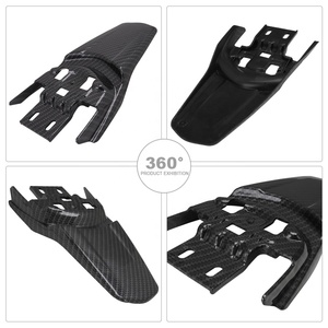Guardabarros Trasero con Patrón de Fibra de Carbono para Moto Eléctrica de Cross Sur-Ron Light Bee X S / X160 / X260, Accesorios y Piezas al por Mayor - Product Image 4