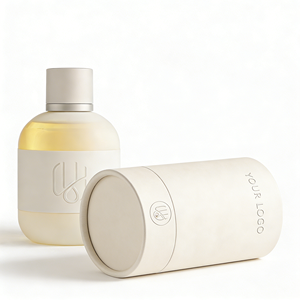 Premium Custom Paper Tube Perfume Packaging <b>Round</b> Rigid Gift <b>Box</b> for Fragrance Bottle Custom Embossing Logo Manufacturer - Product Image 2