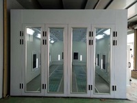 Cabine de peinture automobile certifiée CE avec système de chauffage au gaz, chambre de séchage de peinture automobile haute efficacité pour ateliers