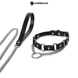 Collier érotique de style punk, accessoire d'entraînement SM, bondage, passion, jouets alternatifs, esclave féminine, outil de flirt sexuel, pour le cou - Product Image 4