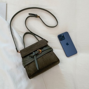 <b>Vintage</b> Suede Handbag Women's 2026 New Light Luxury Niche High-end Fashion Versatile Crossbody <b>Bag</b> Hot Supplier In Stock - Product Image 5