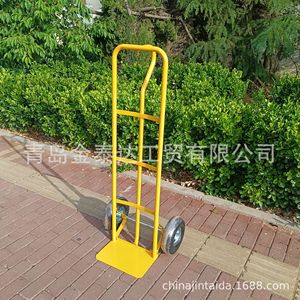 Portable Two Wheeled Handcart Steel Red Industrial <b>Tool</b> <b>Cart</b> 1310x550x460 Ht1805 Simple <b>Cart</b> - Product Image 5