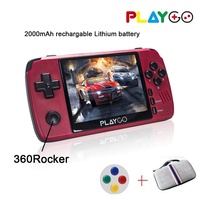 Écran IPS de 3,5 pouces Console de jeu portable Playgo Emulator Carte TF de 16 Go Batterie de 2000 mAh 1000 jeux vidéo rétro classiques