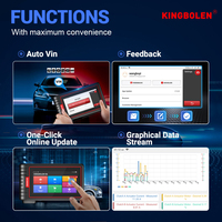 Escáner KINGBOLEN S6 OBD2, sistema completo, herramienta de diagnóstico OBD2, escáner de coche con actualización gratuita de por vida