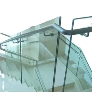 Bölme duvar merdiven için Muti katman anti kayma güvenliği sertleştirilmiş lamine cam