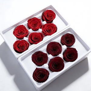 Rosas <span class=keywords><strong>Preservadas</strong></span> a Precio de Fábrica, 5-6 cm, Grado A, Flor Natural Real, Cabeza de Rosa Eterna para Decoración de Bodas, Día de la Madre - Product Image 2