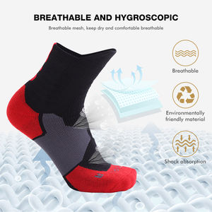 Penjualan laris kaus kaki basket atletik pemuda hak diperkuat cepat kering dukungan lengkungan pencegahan melepuh nyaman bagian bawah Kru - Product Image 3