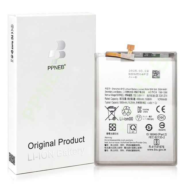 4900mAh Phone Battery for Samsung Galaxy A14 5G EB-BA146ABY High-capacity Li-ion Battery Factory Direct Supply 18-month Warranty