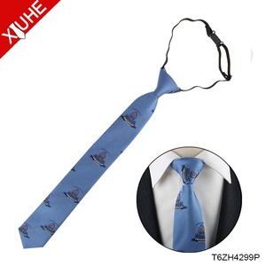 Cravates pré-nouées en polyester personnalisées, cravates d'école avec logo, cravates paresseuses à logo pour enfants, cravates d'école à prix abordable - Product Image 5