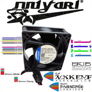 Ventilador de Refrigeración para Montacargas Linde Serie 1276, 7918911729, 3280JNPU, 80V con Enchufe, Importado Original - Product Image 3