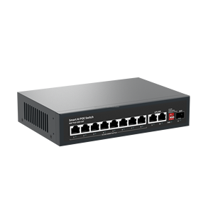 Hot Sale Built-in Power Supply Unmanaged 10 10/100/1000M Network Ports + 1 1000M SFP <b>Optical</b> Port AI POE Switch - Product Image 4