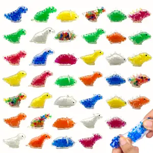 Leuke Tpr Squeeze Dier Dinosaurus Kralen Bal Squishy Dino Sensorische Vent Speelgoed Voor Kinderen Waterkraal Dier Bubbel Grote Kraal Bal Lala