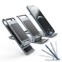 Support de téléphone portable réglable en aluminium Boneruy Original Factory Wholesale Portable Desktop Live Broadcast, pour diffusion en direct sur ordinateur de bureau