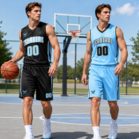 Conjuntos de Camisetas de Baloncesto Reversibles Profesionales, Logotipo y Número Personalizables, Secado Rápido, Impresas, Sin Mangas, Ropa Deportiva de Doble Cara
