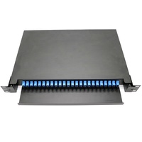 Kotak Distribusi Terminasi Optik 24 Core 24 48 Port ODF Fiber Patch Panel