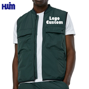 Venta al por mayor <span class=keywords><strong>de</strong></span> encargo <span class=keywords><strong>de</strong></span> los hombres Cargo chaleco chaquetas Multi bolsillo <span class=keywords><strong>de</strong></span> estiba <span class=keywords><strong>de</strong></span> secado rápido ligero al aire libre maratón ropa deportiva <span class=keywords><strong>de</strong></span> entrenamiento - Product Image 1