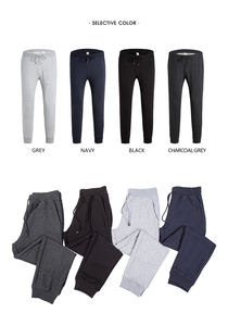 Herren Sport-Jogginghose aus Baumwolle mit Individuellem Logo-Druck, Trainingsanzug, Stacked Sweatpants - Product Image 3