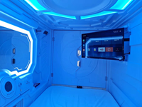 NEUE Ankunft Schlaf-Pod Camping-Kapselbett Handels-Pod Hotel-Kapsel mit LED-Licht
