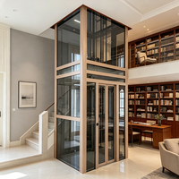 House Elevator Hydraulic Home Internal Lift Price 2 3 4 Floors Indoor Outdoor Small Home Elevator for 2 Person