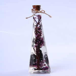 Hfloral une usine d'approvisionnement de qualité fleurs séchées en gros fleur flottante préservée longue durée dans une bouteille en verre pour la Saint-Valentin - Product Image 5