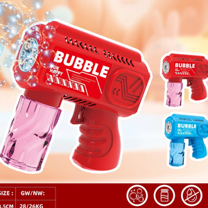 Nouvelle machine à bulles électrique automatique en plastique PP, pistolet à eau, jouet amusant pour enfants, jouet de plein air pour enfants - Product Image 1