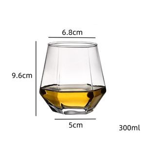 YAFUカスタム彫刻ヘビーベースラウンドクリスタルウイスキーメガネタンブラー古いファッションロックガラス - Product Image 4