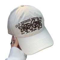 Gorra de béisbol deportiva de 6 paneles para mujer, modelo 2026, con bordado de hojas, ajustable, de moda, para protección solar.