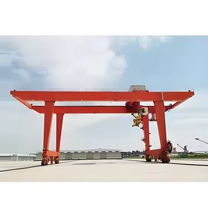 Grue portique mobile sur rail de 40 tonnes pour conteneurs à vendre, Grue portique à double poutre de 50 tonnes pour conteneurs à vendre - Product Image 6