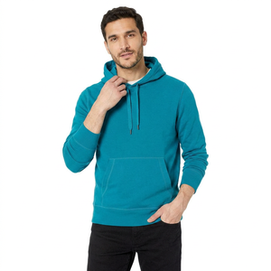 Sweat-shirts à capuche en molleton 100 % coton pour hommes, idéaux pour les sports d'hiver, avec logo personnalisé, grandes poches et motif uni – Vente en gros - Product Image 1