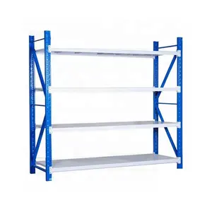 Manufacturer 300KG Per layer fabric storage steel racks detachable medium duty longspan shelving