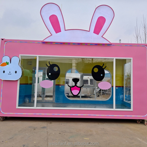 Carrito de Comida Móvil con Temática de <span class=keywords><strong>Conejos</strong></span> - Puesto de Venta Comercial con Marca Personalizada, Ideal para Parques Temáticos, Venta Ambulante y Eventos Temáticos - Product Image 2