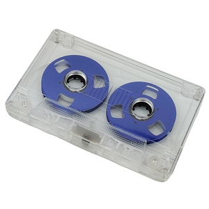 Casete Transparente con Carcasa Transparente y Bobinas de Colores para Grabación de Audio y Colección, Estilo Vintage Magnético - Product Image 2