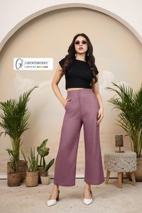 Pantalones Anchos de Lino para Mujer, Cintura Alta, Cómodos, Transpirables, Casuales, para Oficina, Verano, Estilo Holgado, Uso Diario - Product Image 3