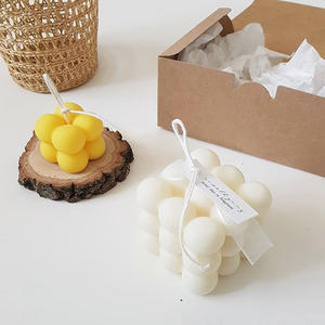 Molde de silicona para mousse de grado alimenticio, para cera de soja, con formas de bola y cubo de <span class=keywords><strong>Rubik</strong></span>, para velas de aromaterapia DIY, material transfronterizo - Product Image 3