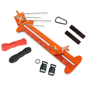 IRONDONKEY para Paracord Jigs Kit de acero inoxidable DIY herramienta artesanal para paraguas <span class=keywords><strong>cuerda</strong></span> pulsera tejido marco de madera fabricante - Product Image 1