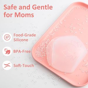 BPA Free Food Grade <strong>Silicone</strong> Leaking Wearable Milk Saver Breastmilk Collection Reusable Nursing Cups for <strong>Bra</strong> - Product Image 5
