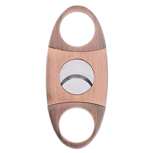 Cortador de Cigarros de Acero Inoxidable, Doble Cuchilla, Manual, Duradero, para Accesorios de Fumar - Product Image 4