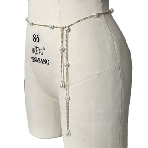 Vendita calda regolabile placcato perla a strati del corpo catena in vita, <span class=keywords><strong>Sexy</strong></span> perline per il corpo gioielli regali per le donne - Product Image 5